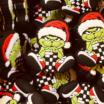 407 Mean Guy with Santa Hat and Tumbler 2ct