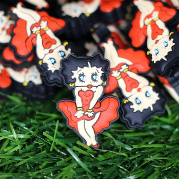 389 Girl in Red Dress