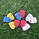 583 Jiti's Touch Exclusive: Comedy & Tragedy Theater Mask 2ct-1