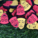 583 Jiti's Touch Exclusive: Comedy & Tragedy Theater Mask 2ct-2
