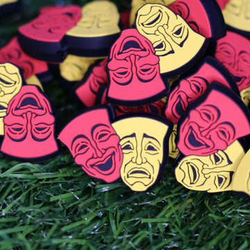 583 Jiti's Touch Exclusive: Comedy & Tragedy Theater Mask 2ct - 0