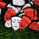 583 Jiti's Touch Exclusive: Comedy & Tragedy Theater Mask 2ct-3