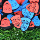 583 Jiti's Touch Exclusive: Comedy & Tragedy Theater Mask 2ct-4