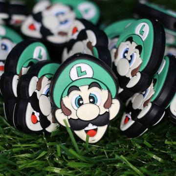 831 Mustache Brothers: Green Plumber Brother 2ct