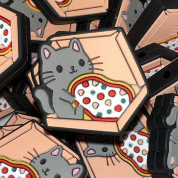 216 Cat Eating Pizza 2ct