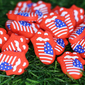880 Patriotic Lips 2ct