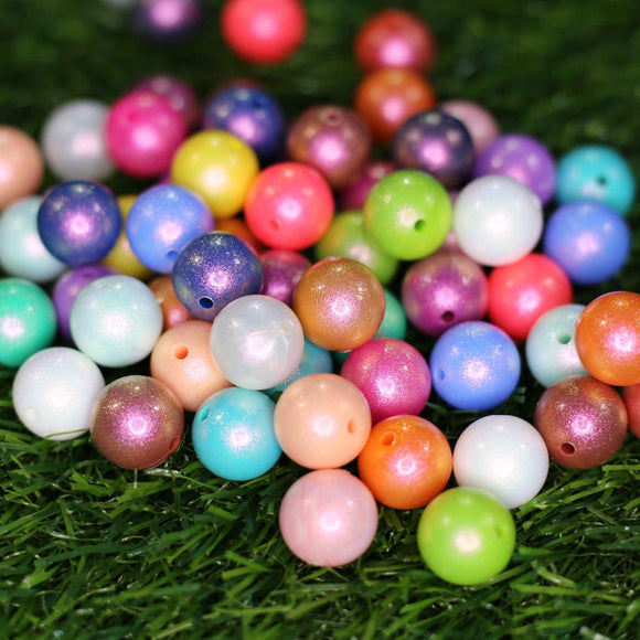 15mm Pearlescent Bead 20ct (Randomized)