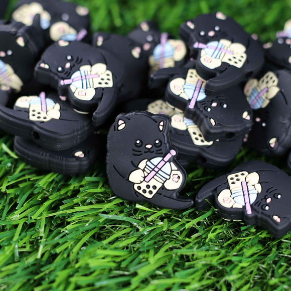 570 Jiti's Touch Exclusive: Cat Drinking Boba 2ct