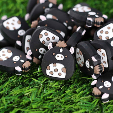 Buy black 264 Cow Pillow 2ct