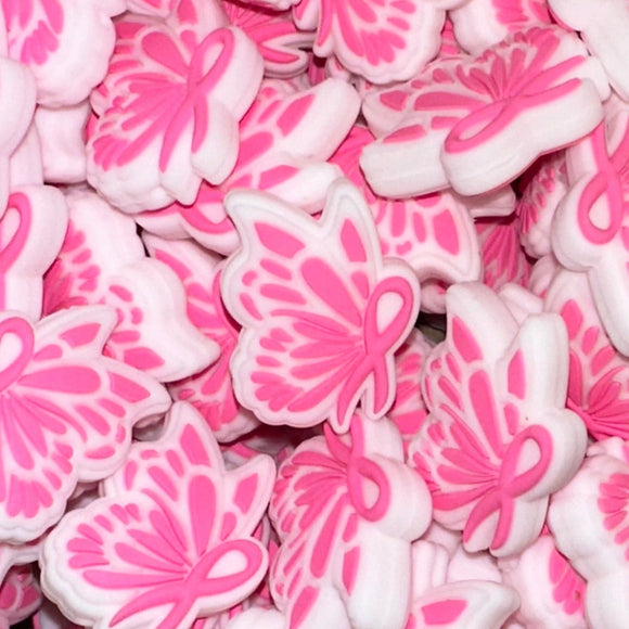 196 Breast Cancer Butterfly 2ct