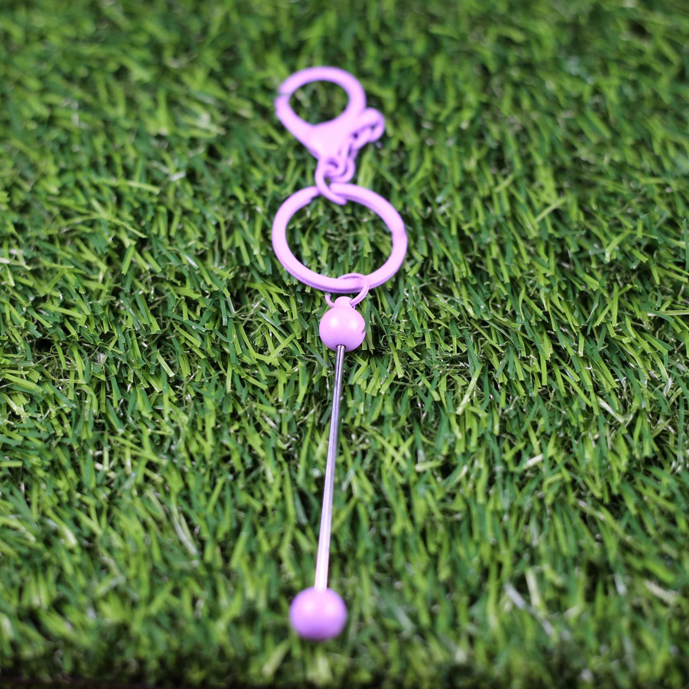 Buy purple Beadable Keychain