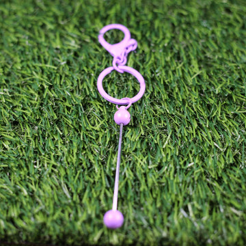 Buy purple Beadable Keychain