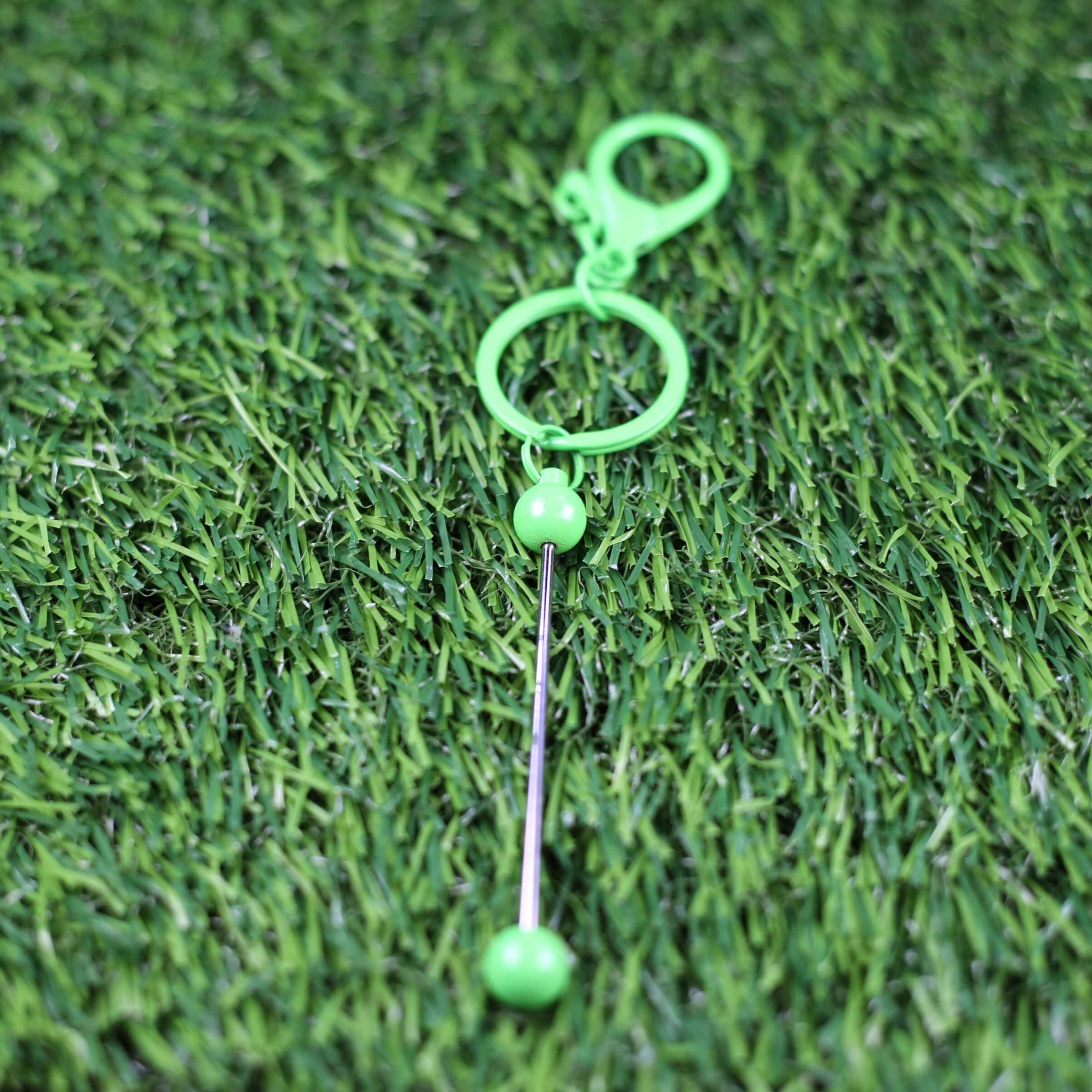 Buy green Beadable Keychain