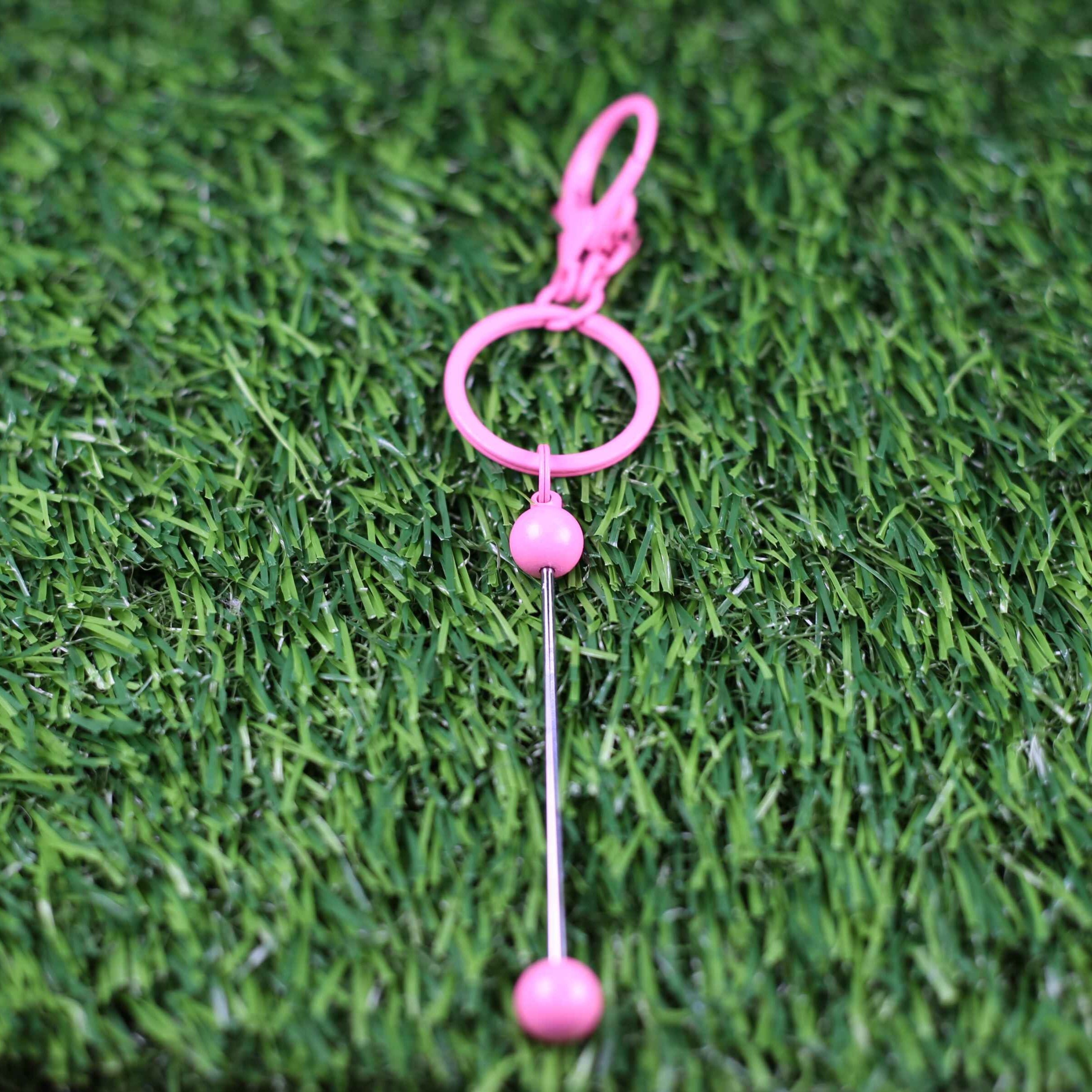 Buy pink Beadable Keychain