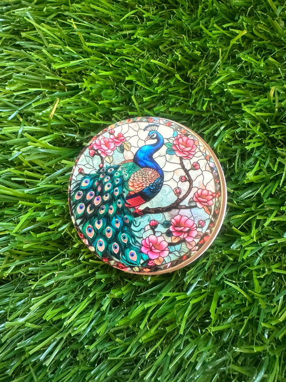 6170 Peacock Acrylic Flatback Random Choice