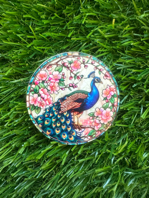 6170 Peacock Acrylic Flatback Random Choice