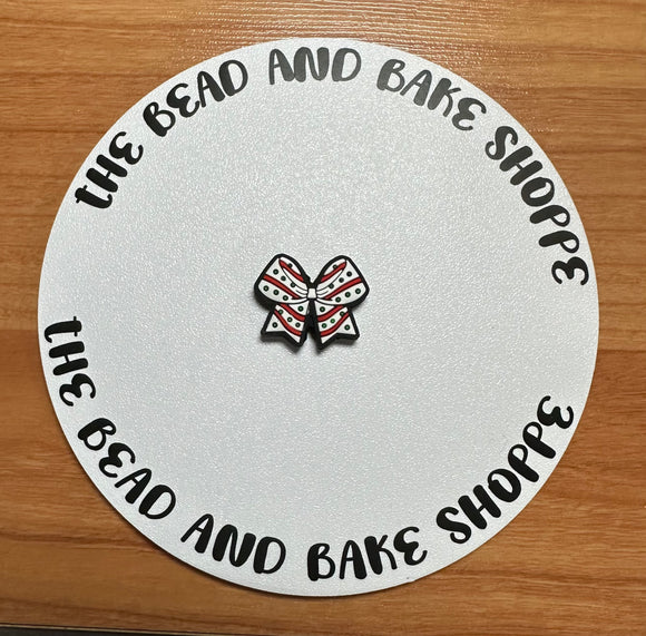 1058 Red And White Bow