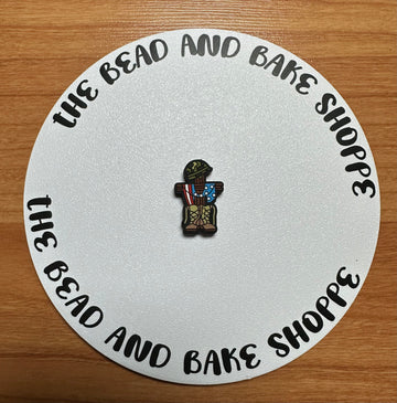 1126 Army Boots And Flag - 0