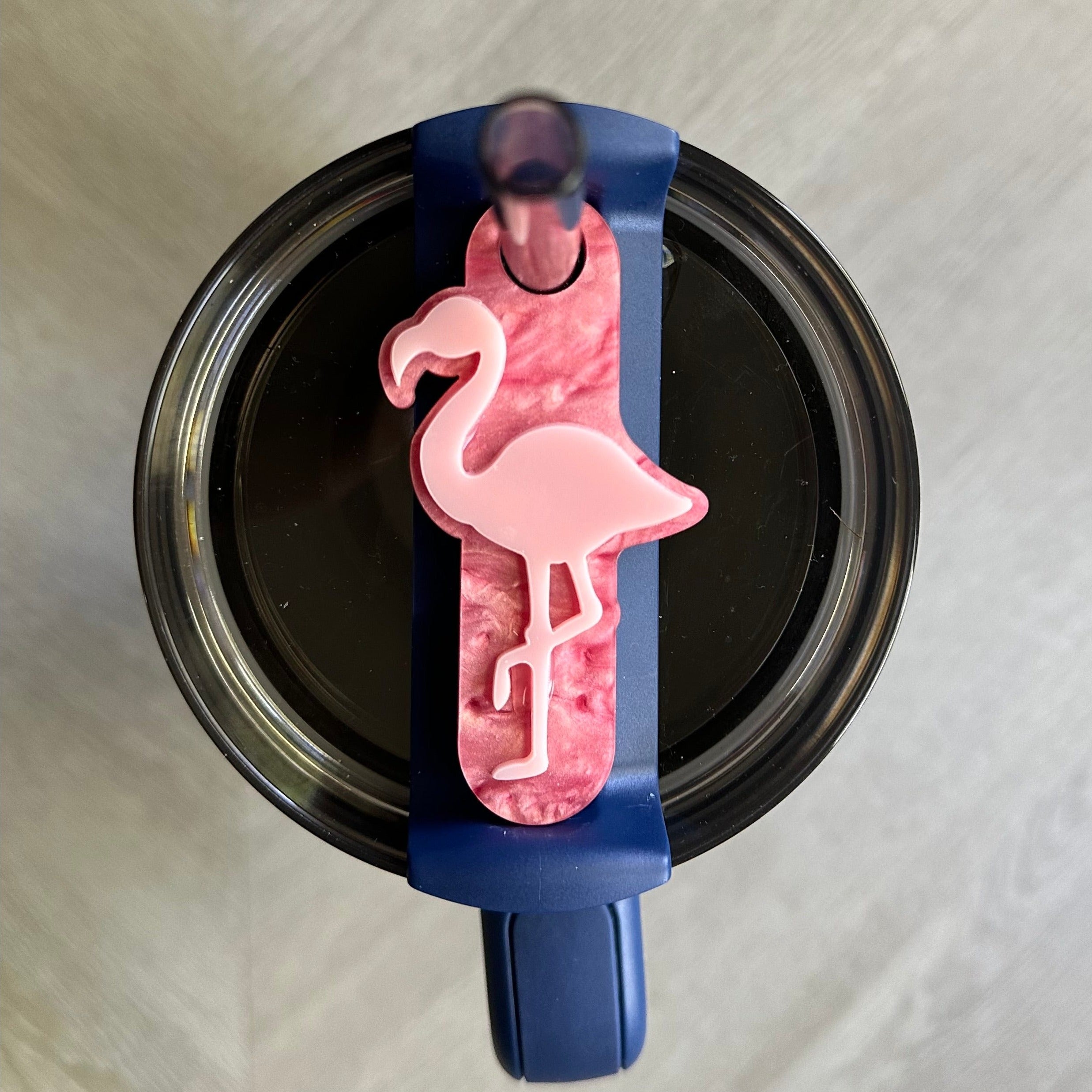 Buy pink Flamingo Cup Topper