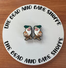 214 A Cartoon Gnome: Green Hat Gnome 2ct-2