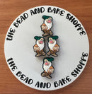 214 A Cartoon Gnome: Green Hat Gnome 2ct-1