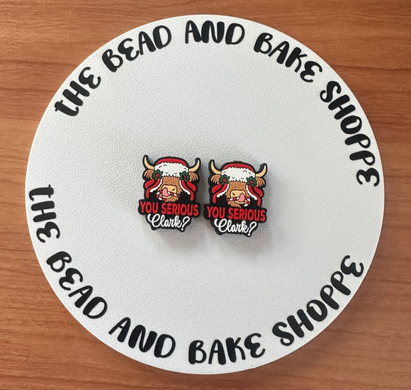 438 Highland Christmas Cow You Serious  Clark 2ct