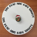 233 Disco Ball with Santa Hat 2ct-2