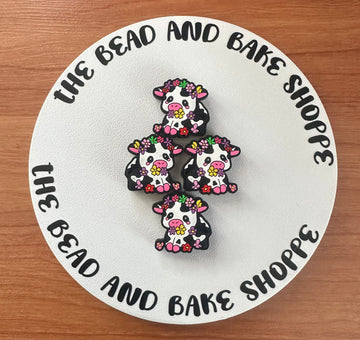 367 Cow with Flowers 2ct