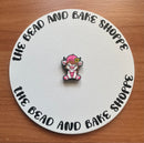 White Cow in Pink Overalls 2ct-1