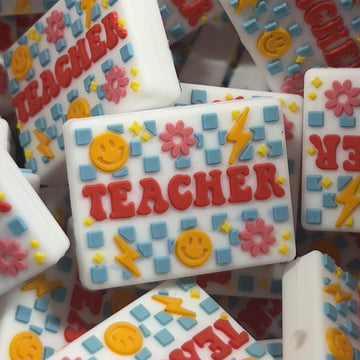 1032 Teacher with Smiley Face 2ct