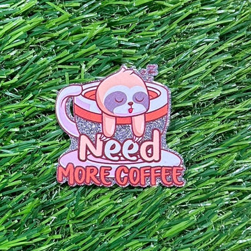 Buy 6096-need-more-coffee Flat Back Acrylics