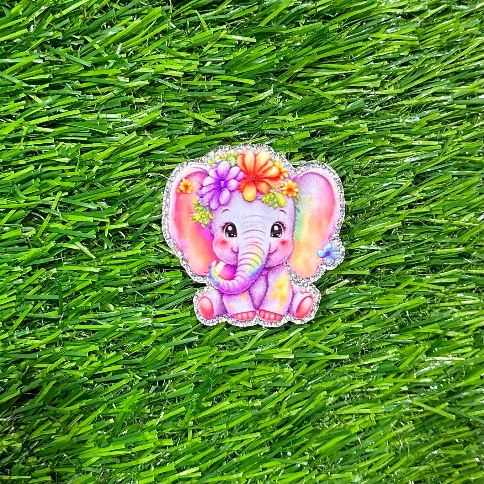 Buy elephant Flat Back Acrylics