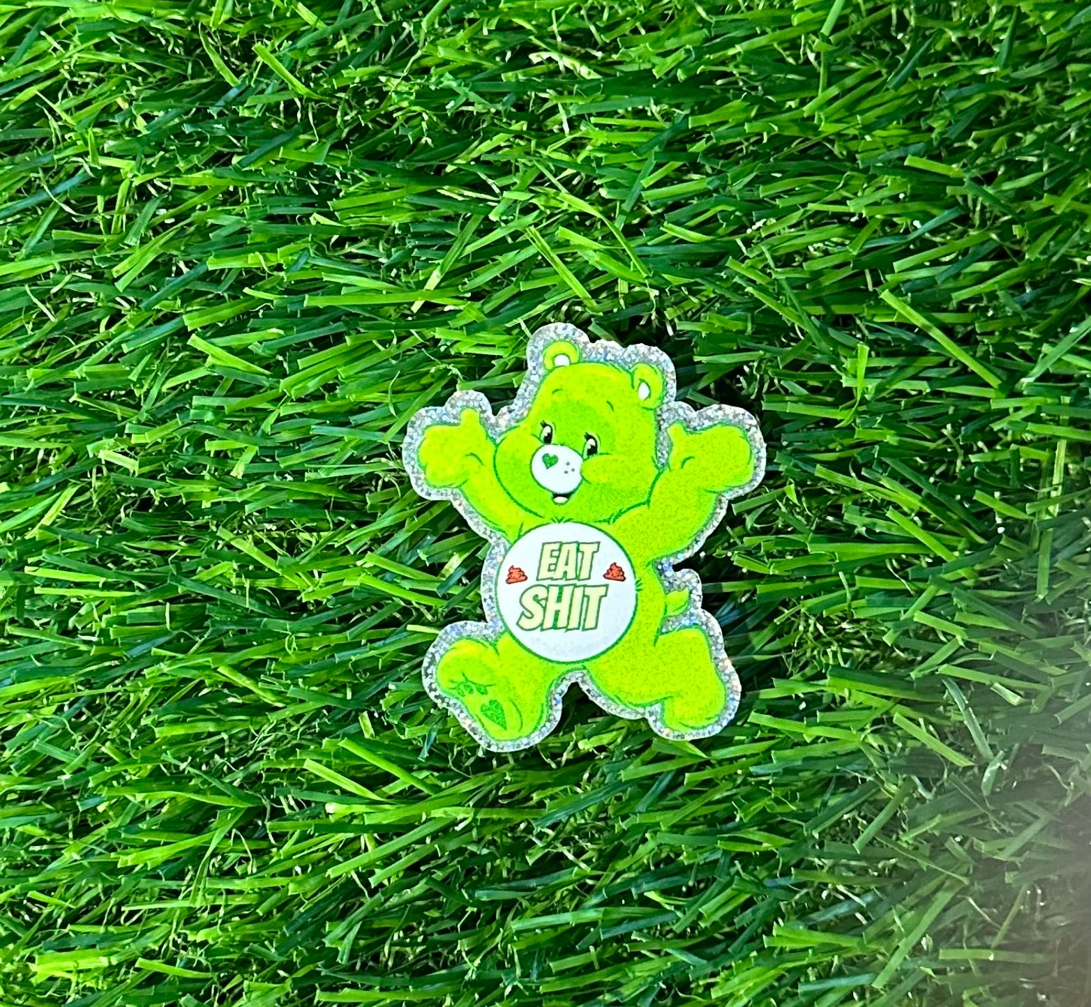 Buy colored-bears-green Printed Flat Back Acrylics