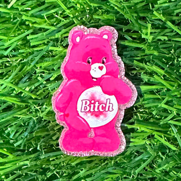 Buy 6119-colored-bears-pink Printed Flat Back Acrylics