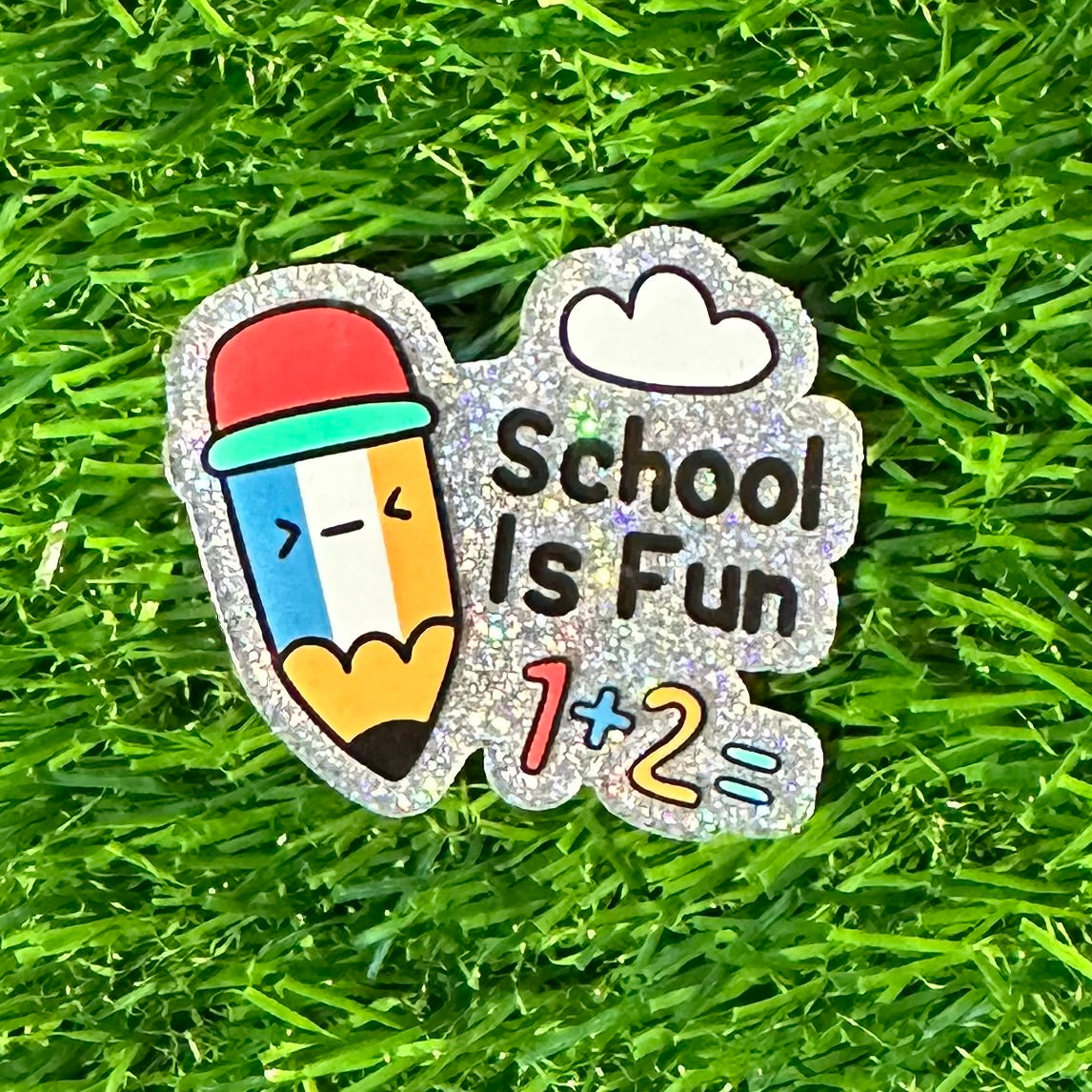 Buy school-is-fun Printed Flat Back Acrylics