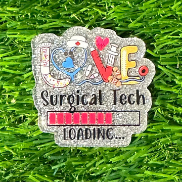 Buy 6103-surgical-tech-loading Printed Flat Back Acrylics