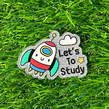 Buy 6066-lets-to-study Printed Flat Back Acrylics