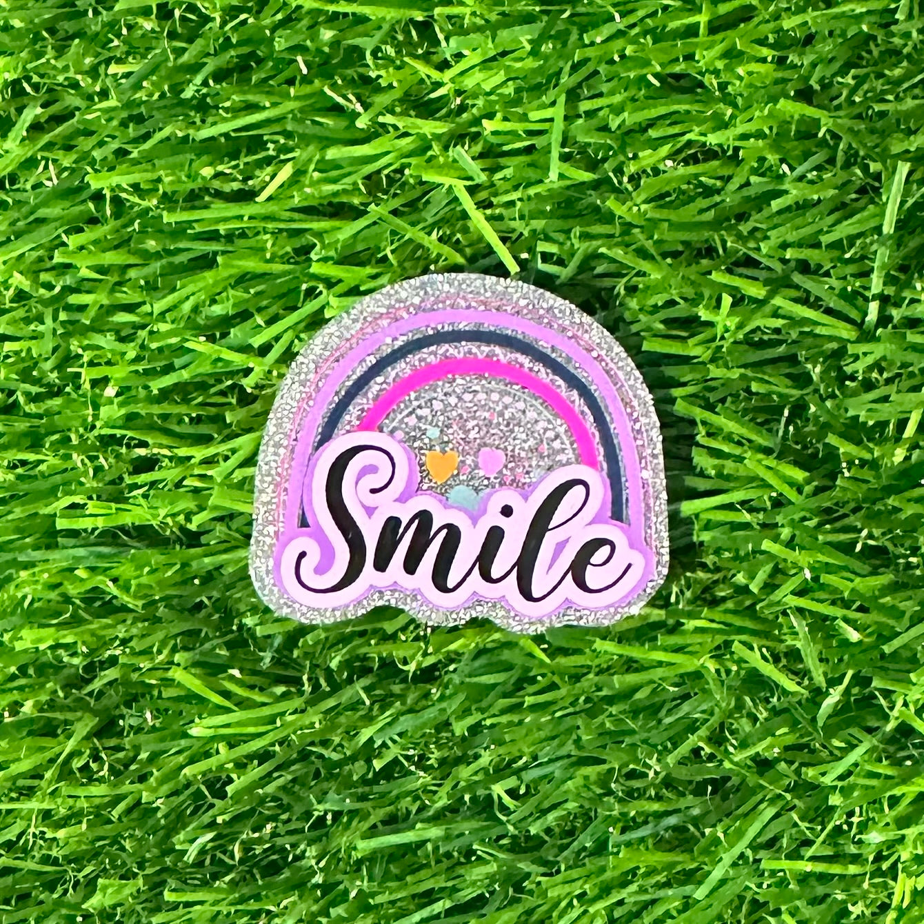 Buy smile Printed Flat Back Acrylics