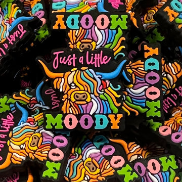 762 Just a Little Moody (Rainbow Cow) 2ct