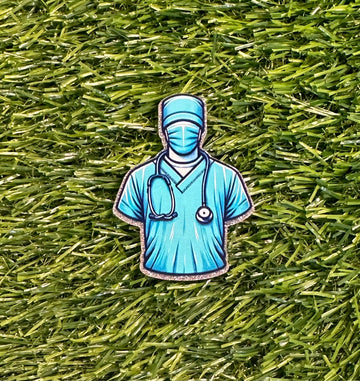 Buy 6071-nurse-scrubs Printed Flat Back Acrylics