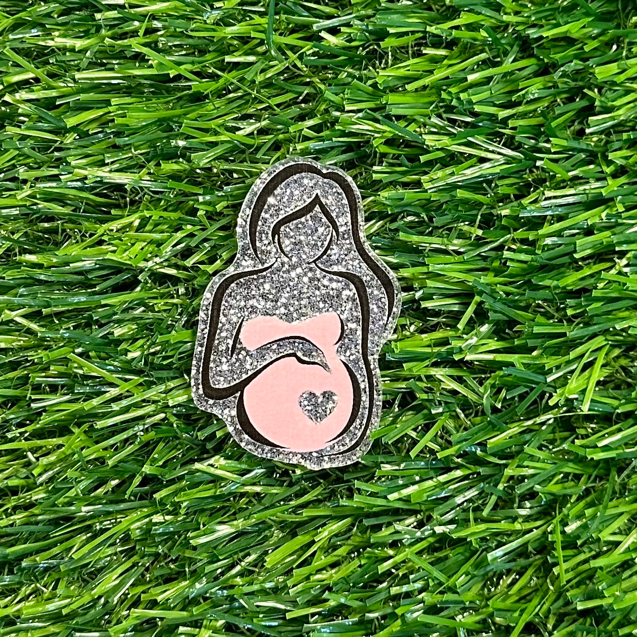 Buy pregnant-lady Printed Flat Back Acrylics