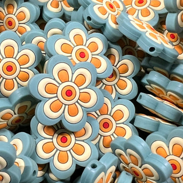 829 Multi-Colored Flower 2ct - 0