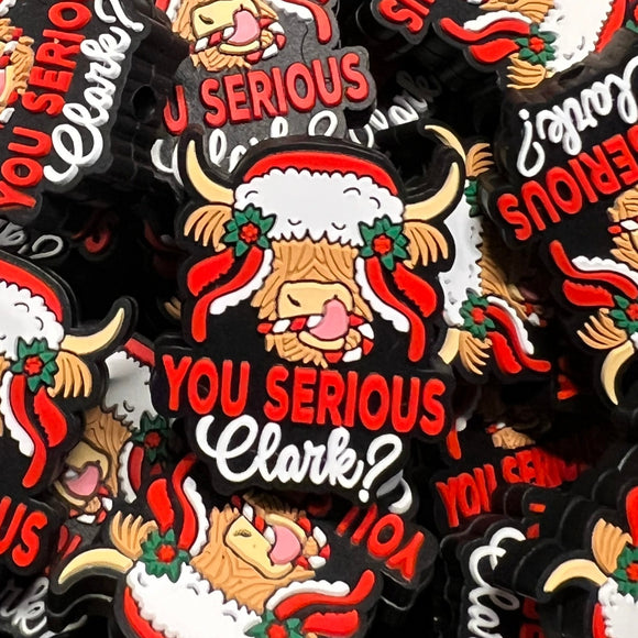 438 Highland Christmas Cow You Serious  Clark 2ct