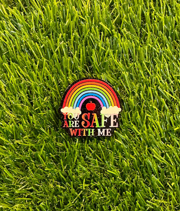 Buy 6117-you-are-safe-with-me Printed Flat Back Acrylics Listing 2