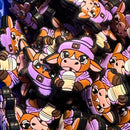 267 Cow Wearing Purple Hat 2ct-3