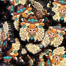 269 Cow with Cowboy Hat and Blonde Hair 2ct-2