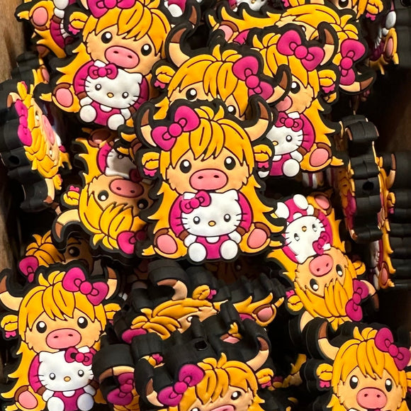 270 Cow With Hey Cat Doll 2ct