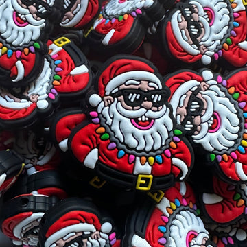 788 Santa with Glasses and Light Necklace 2ct