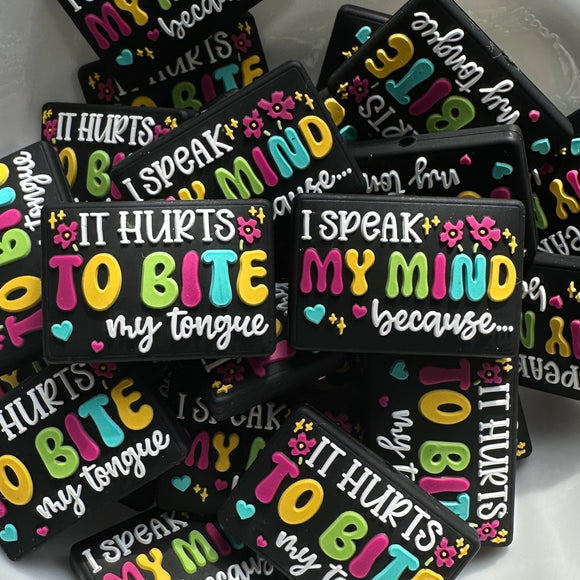 318 It Hurts to Bite My Tongue 2ct